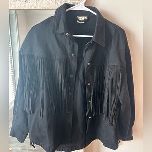 Fringe Denim Jacket